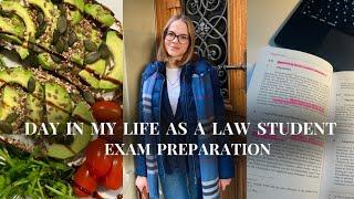 LAW SCHOOL VLOG: A Productive Day in My Life | Exam Prep & Time Management