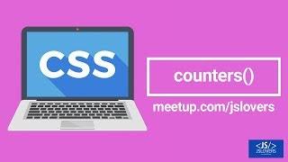 What is  counters in css and how to use them?