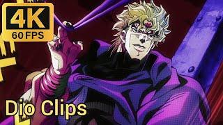 Dio Clips for Edits (4K 60FPS) / Jojo's Bizzare Adventure : Stardust Crusaders : Episode 21-24