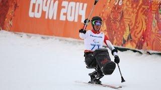 Josh Dueck (1st run) | Men's giant slalom sitting | Alpine skiing | Sochi 2014 Paralympics