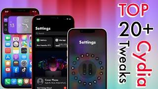 BEST 20+ Cydia Tweaks iOS 14.8/15.2/14/13 Checkra1n&Unc0ver Jailbreaks Tweaks Update