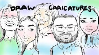 Draw Caricatures! How the Professionals Do It, and What to Look For!