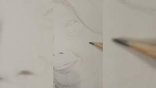 #Малювання портрета простим олівцем/#Drawing a portrait with a simple #pencil