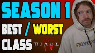 Diablo 4 - PLAY THIS! BEST And WORST Class For Season 1