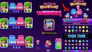 FREE Prizes Legendary Booster Match Masters Multiplier Mushrooms - 5 Colors Tournament
