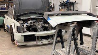Mercedes Benz W201 Trunk Lid Rebuild