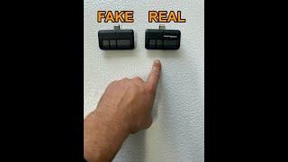 Whats the difference between an original remote control vs a fake remote? #liftmaster #chamberlain