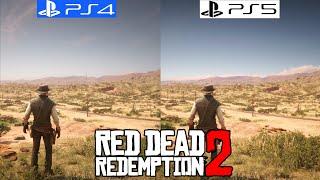 Red Dead Redemption 2 PS4 vs PS5 BC - Graphics Comparison - Framerate - 4K - Loading Times