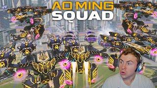 First Ever 6x UE Ao Ming Full Squad Attacks... NEW Bedwyr Giveaway | War Robots