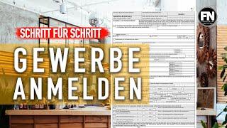 Einfach Gewerbe anmelden Anleitung 2019 | Gewerbeanmeldung ausfüllen 2019 Finanznerd