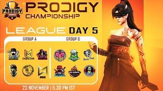 #Go100K [League Day 5] || Prodigy Championship || Rubypen Gaming || UCG || FREE FIRE TOURNAMENT LIVE