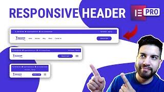 How To Build A Responsive Header On Elementor Pro 2021 | Mobile & Tablet