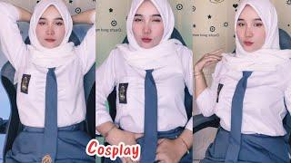 BIGO LIVE HIJABERS CANTIK COSPLAY ANAK SMA