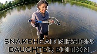 Snakehead Mission: My Daughters' 1st Snakeheads - Wade Fishing the Chesapeake for Marsh Monsters