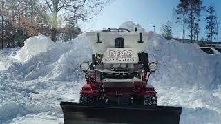 BOSS Snowrator In Action | BOSS Snowplow |