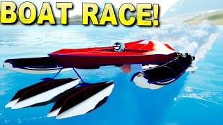 Custom Built ROCKET BOAT RACE, but we don't know what we're doing...  - Main Assembly Multiplayer