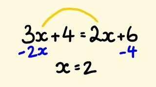 Algebra Shortcut Trick  - how to solve equations instantly (2)