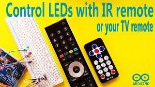 Arduino Controlled using TV or IR Remote