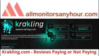 Krakling.com , Reviews  Not Paying ? & Best hyip investment site monitors in only one place