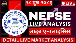 NEPSE SHARE MARKET LIVE ANALYSIS | Nepse live | Jan 12.