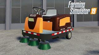 FS19 - Functional SWEEPER for your FARM - New mod for Farming Simulator 2019 Roleplay