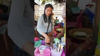 Traditional Lao Papaya Salad | Laos Food | Laos | Luang Prabang #shorts