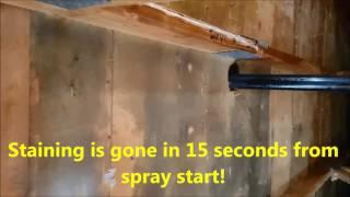 Rapid Mold Remover application