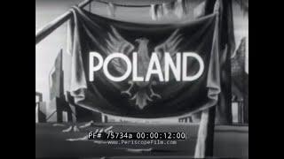 POLAND 1938-1945  WWII DOCUMENTARY & TRAVELOGUE MOVIE   75734a