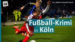 Fußball, 3. Liga: 1. FC Saarbrücken mit Auswärtssieg in Köln