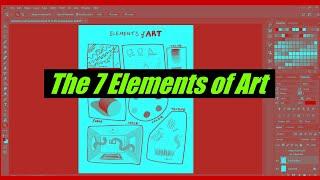 Elements of Art EOA Photoshop Demo: Where to start for art teachers and students - Jasey Crowl Draws