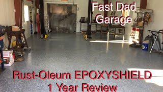 Rust-Oleum EPOXYSHIELD Floor-1 year Review