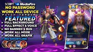 Script Skin Valir Collector Demonlord No Password Mediafire | Full Effect & Voice - Patch Terbaru