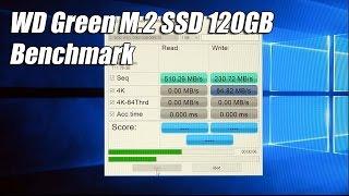 WD Green M.2 SSD 120GB Benchmark 【WDS120G1G0B】