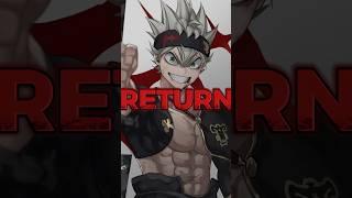 The Return of Black Clover…#anime #shorts #blackclover