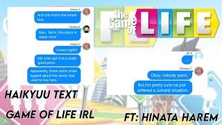 Game of Life skit | ft: Hinata Harem | Haikyuu Text