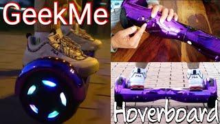 GeekMe Hoverboard im Test (2022) Das 6.5" Elektroboard - Bluetooth-Lautsprecher + LED-Leuchten - DE