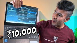 I tried Coding on Rs. 10,000 Laptop   Shocked!