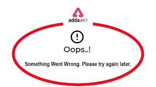 How To Fix Adda247 Apps Oops Something Went Wrong Please Try Again Later Error