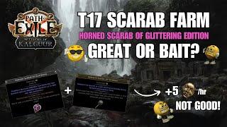 [PoE 3.25] T17 Scarab (w/ Glittering Scarab) farming - is 3.25 MF scarab GREAT OR BAIT?