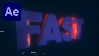 3D Text in After Effects