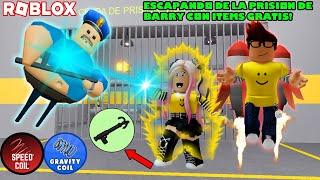 Escapamos De La Prisión De Barry Con Todos Los Items Gratis!  Hackeamos El Juego! YEAA! 