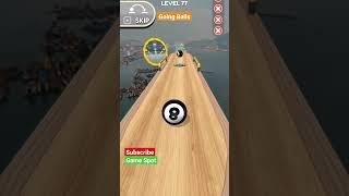 Stuck at Level 77: Going Balls Android gameplay #shorts #shortvideo #goingballs