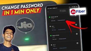 How to Change WiFi Password in Jio Fiber using your Smartphone Easily