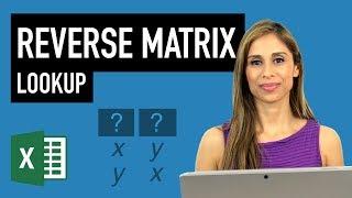 Excel Reverse Lookup Problem: Find Column Header based on Value in Matrix and Row Header