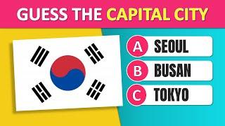 Guess The Capital City Of The Country  (Easy, Medium, Hard) | Capital City Quiz