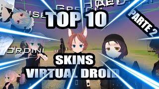 Top 10 Skins Virtual droid 2 | Vr chat Android 2021 Pack de skins Parte #2