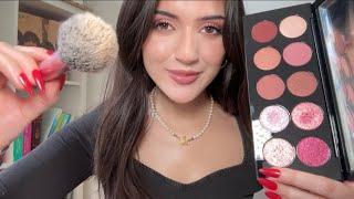 ASMR Doing Your Makeup & My Makeup with New Luxury Makeup Products 🩷