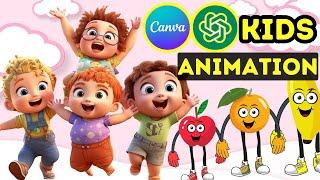 Make Stunning Kids Learning Animated Videos With AI || AI Animation