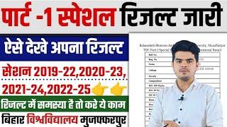 brabu part 1 special exam result announced 2025: bihar university part 1 स्पेशल रिजल्ट घोषित, जल्द