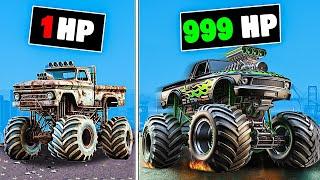 Every time I crash my Monster Truck gets faster in GTA 5